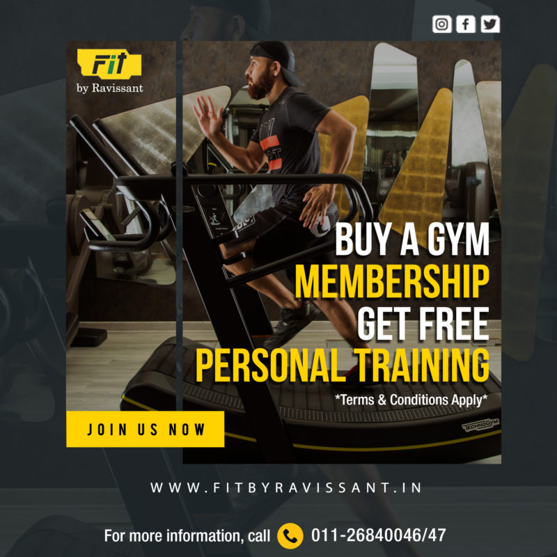 Best Gym Offers in South Delhi with Fees FIT By Ravissant
